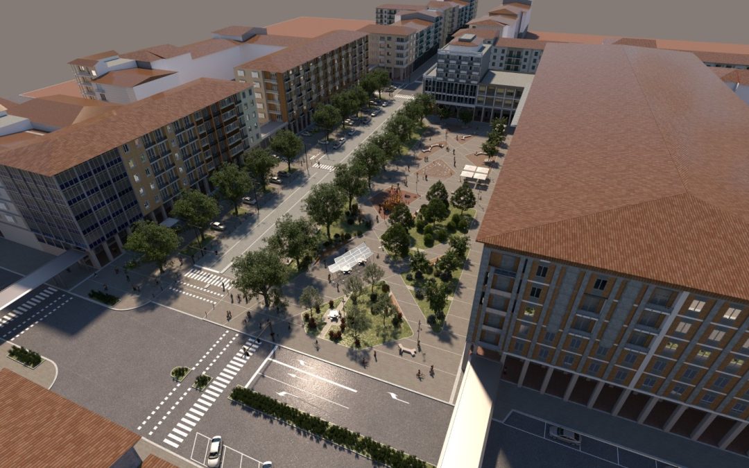 Piazza Europa ed un piano di intervento sulla città